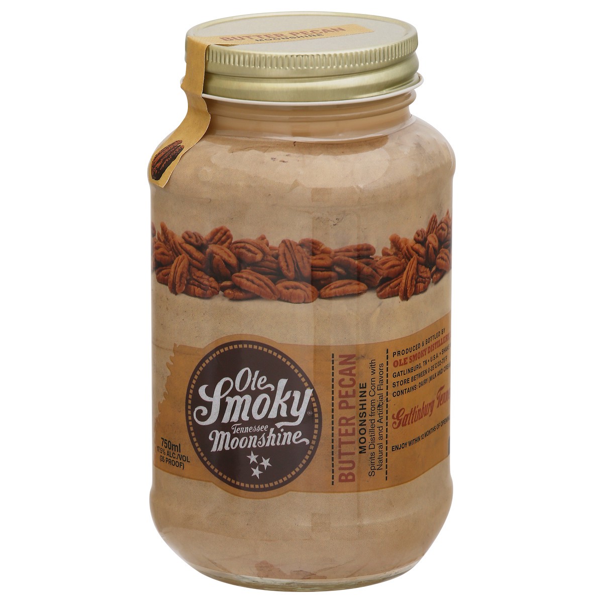 slide 8 of 9, Ole Smoky Butter Pecan Moonshine 750 ea, 750 ml