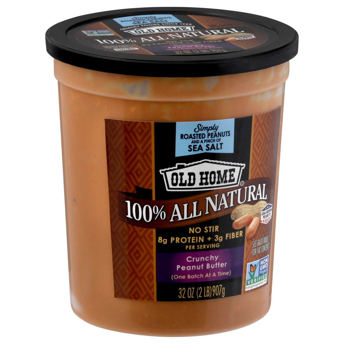 slide 11 of 13, Old Home Crunchy All Nat Peanutbutter, 32 oz