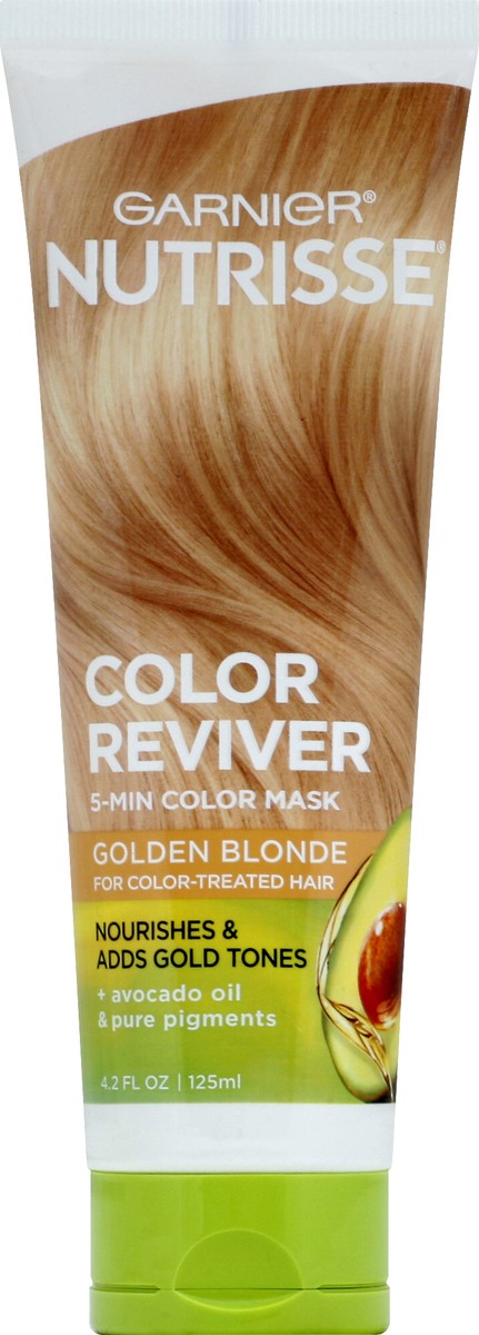 slide 1 of 9, Garnier Color Reviver 5 Minute Nourishing Color Mask - Golden Blonde, 4.2 fl oz