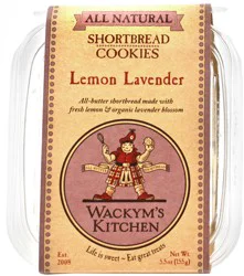 Wackym's Cookies Lemon Lavender Shortbread