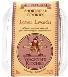 Wackym's Cookies Lemon Lavender Shortbread
