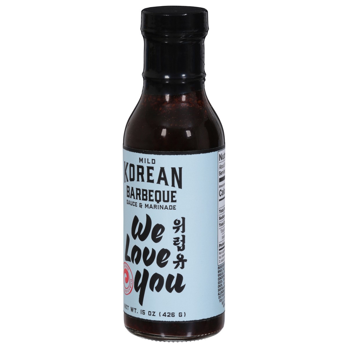 slide 6 of 14, We Love You Mild Korean Barbecue Sauce & Marinade 15 oz, 15 oz