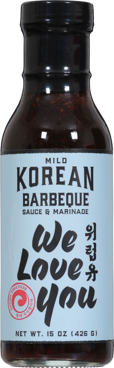 slide 9 of 14, We Love You Mild Korean Barbecue Sauce & Marinade 15 oz, 15 oz