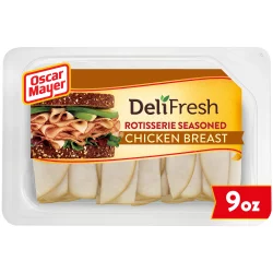 Oscar Mayer Deli Fresh Rotisserie Seasoned Chicken Breast Sliced Lunch Meat Tray