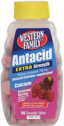 slide 1 of 1, Western Family Antacid Es Berry, 1 ct