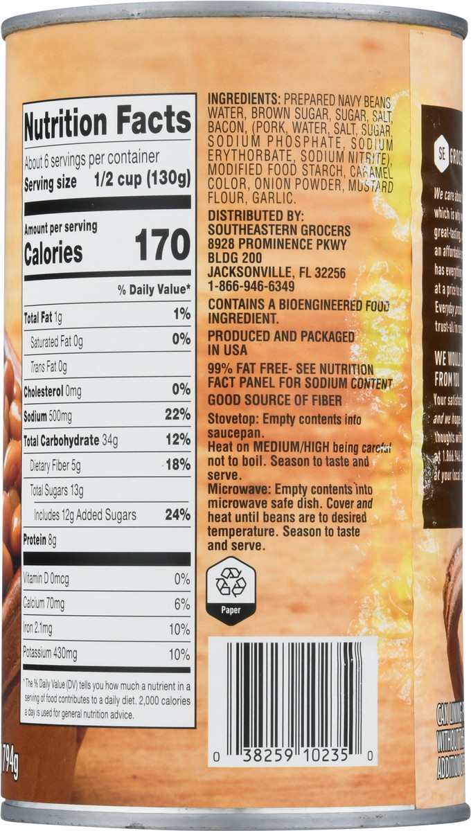 slide 9 of 13, SE Grocers Cntry Style Bked Bns, 28 oz