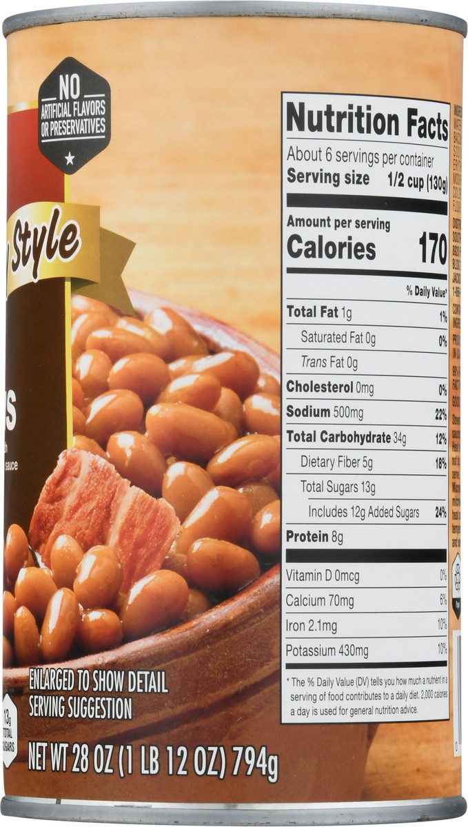 slide 2 of 13, SE Grocers Cntry Style Bked Bns, 28 oz