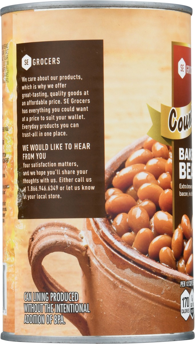 slide 10 of 13, SE Grocers Cntry Style Bked Bns, 28 oz