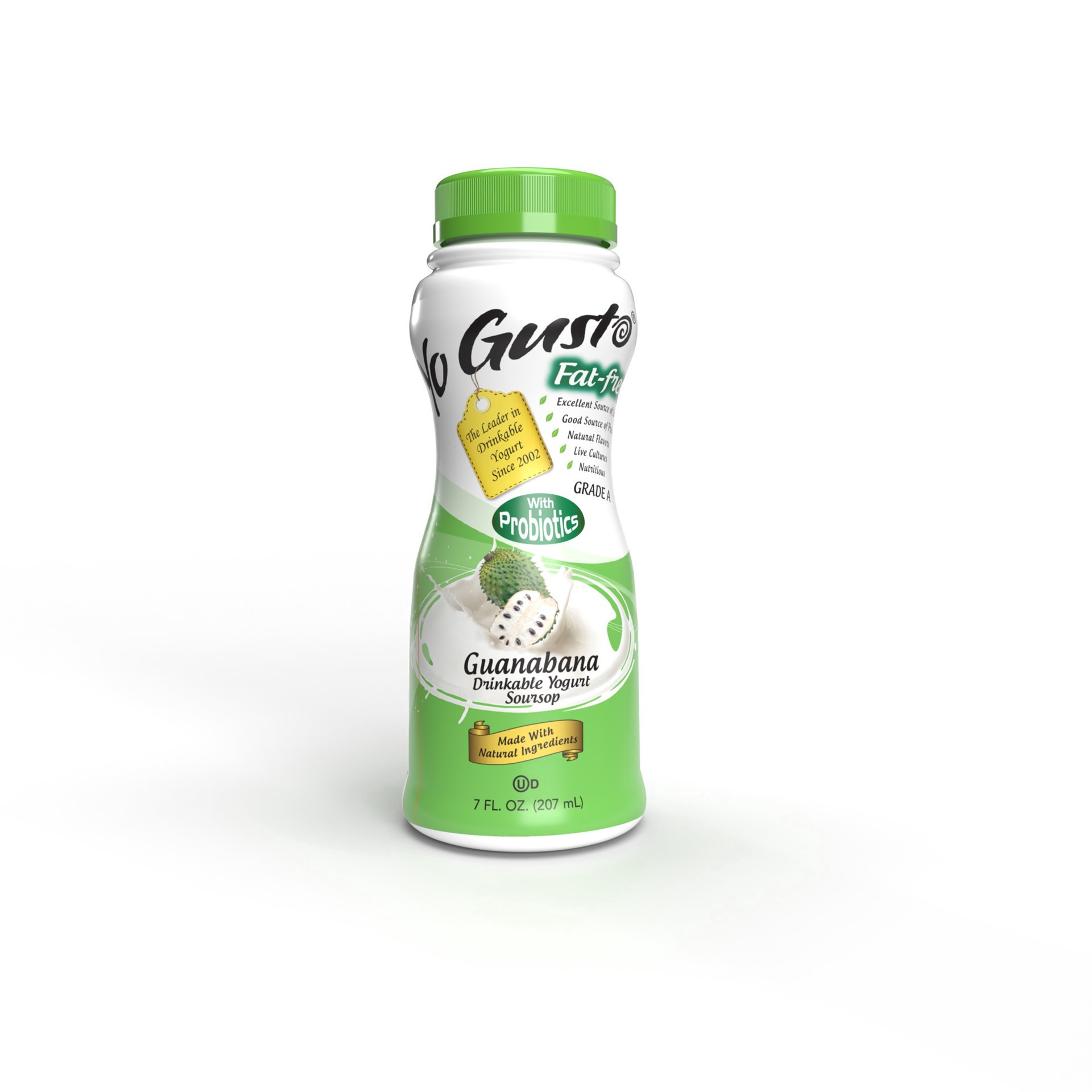slide 1 of 1, Yo Gusto Guanabana Yogurt - 7 oz, 7 oz