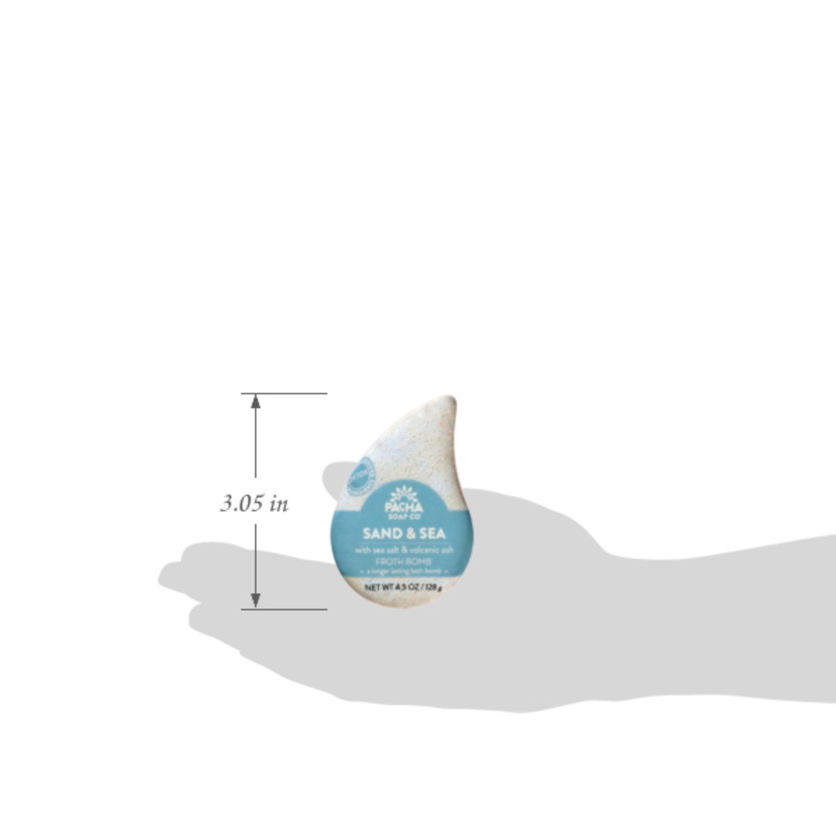 slide 2 of 13, Pacha Soap Co. Sand & Sea Froth Bomb 4.5 oz, 5 oz