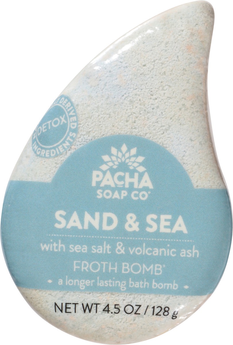 slide 13 of 13, Pacha Soap Co. Sand & Sea Froth Bomb 4.5 oz, 5 oz