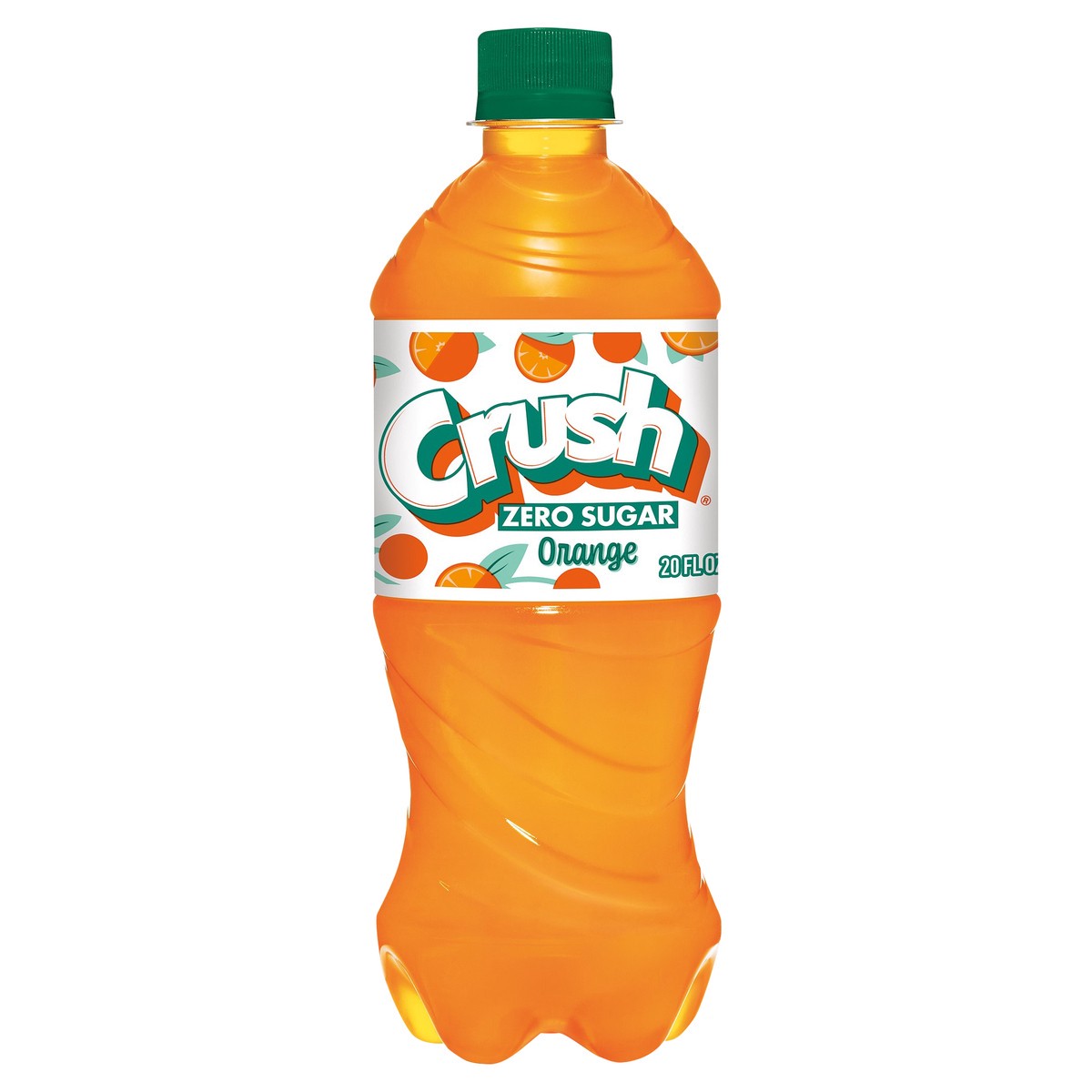 slide 2 of 12, Crush Zero Sugar Orange Soda, 20 fl oz bottle, 20 fl oz