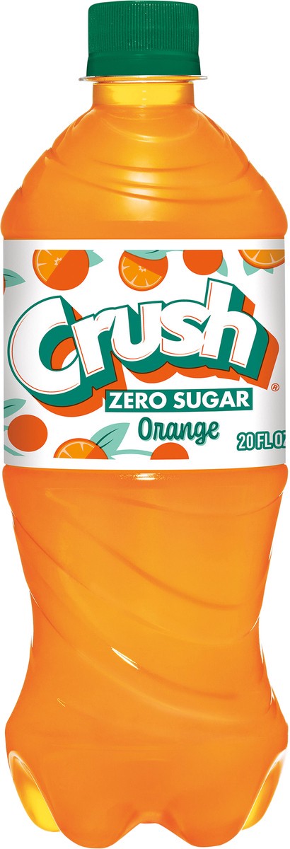 slide 8 of 12, Crush Zero Sugar Orange Soda, 20 fl oz bottle, 20 fl oz