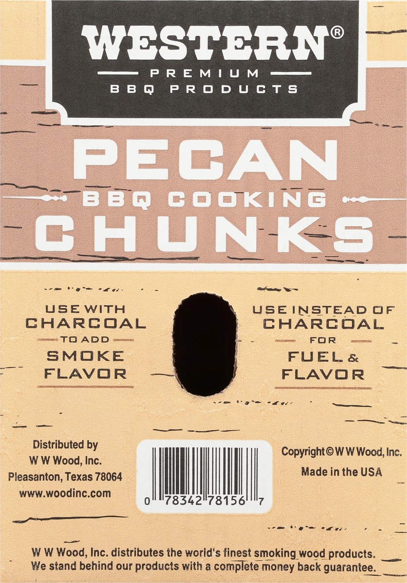 slide 8 of 10, Western Premium BBQ Products Pecan BBQ Cooking Chunks 1 ea, 1 ct