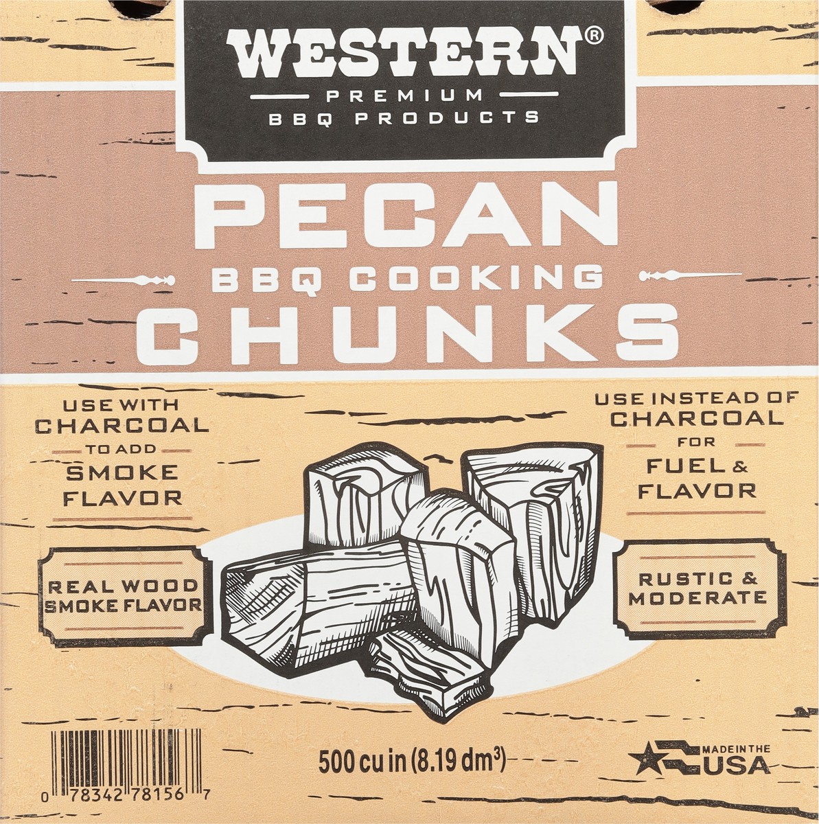 slide 3 of 10, Western Premium BBQ Products Pecan BBQ Cooking Chunks 1 ea, 1 ct