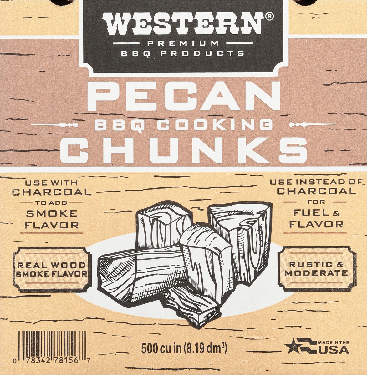 slide 4 of 10, Western Premium BBQ Products Pecan BBQ Cooking Chunks 1 ea, 1 ct