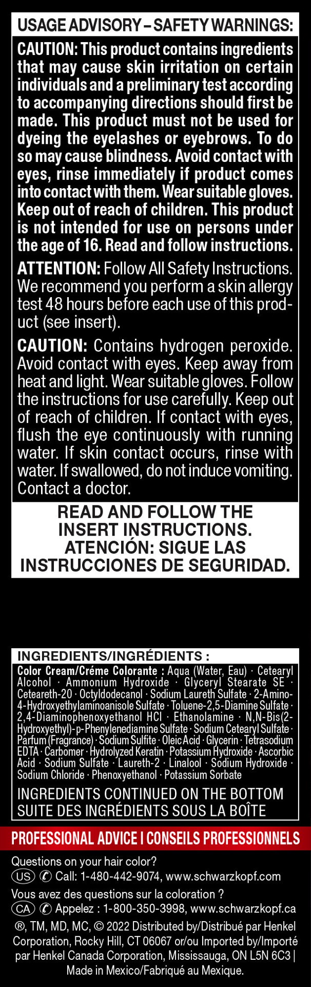 slide 3 of 5, Schwarzkopf Permanent Hair Color, 3.11 Deep Dark Blue, 1 Application - Professionally Inspired Permanent Hair Dye, for up to 80% Less Breakage vs Untreated Hair and up to 100% Gray Coverage, 6.10 fl oz