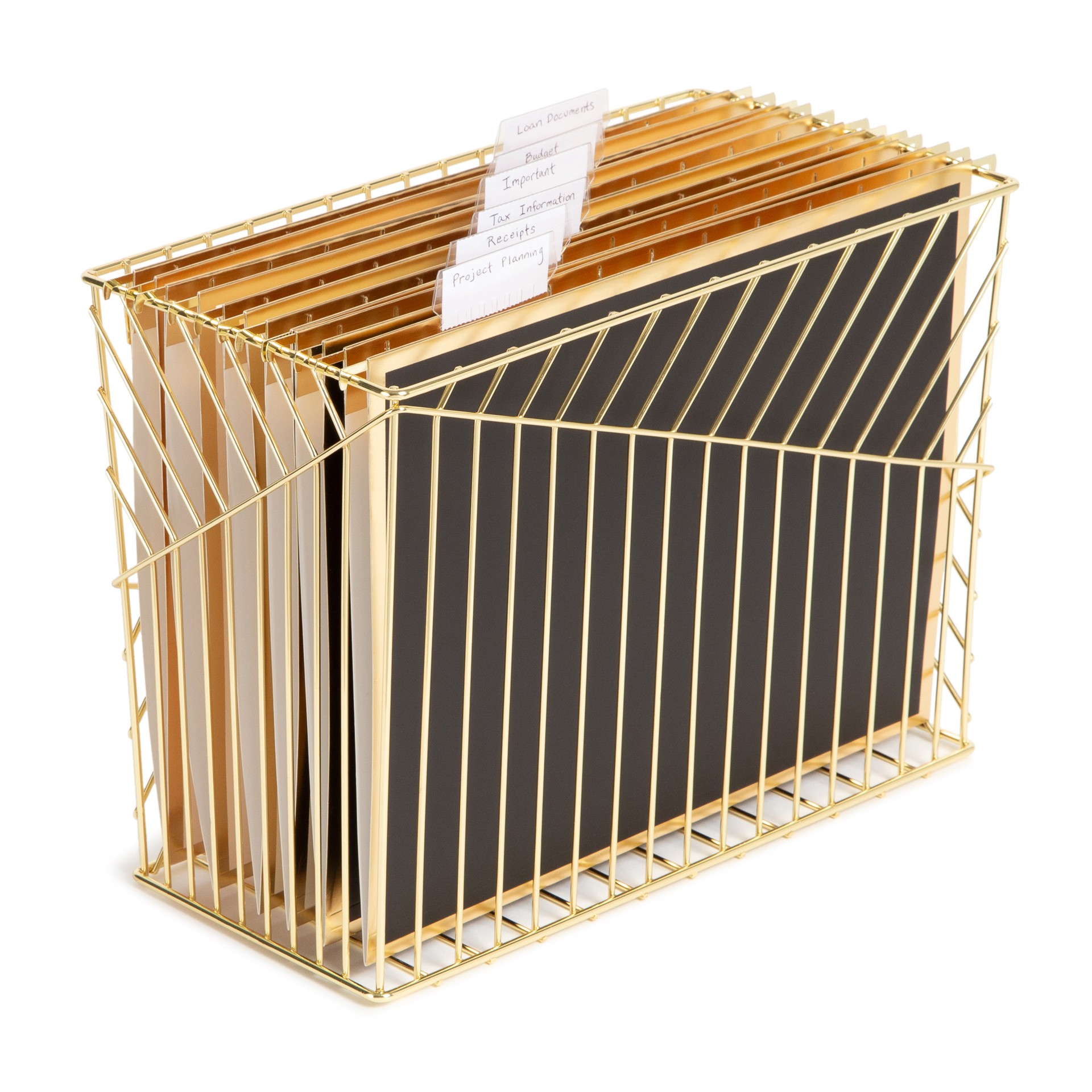 slide 3 of 5, U Brands Hanging File Folders, Classic Outline, 6 Count (3079U04-24), 1 ct