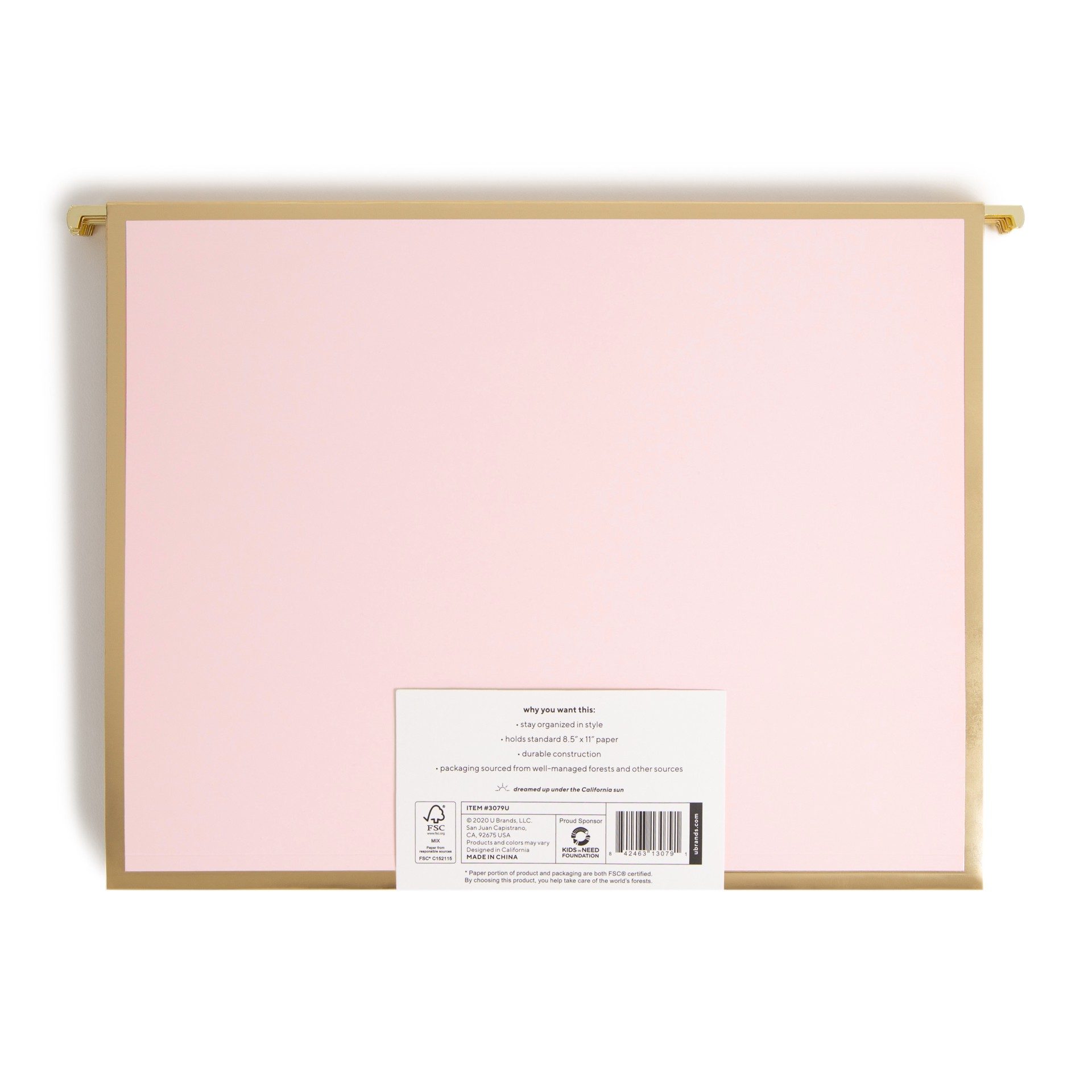 slide 4 of 5, U Brands Hanging File Folders, Classic Outline, 6 Count (3079U04-24), 1 ct