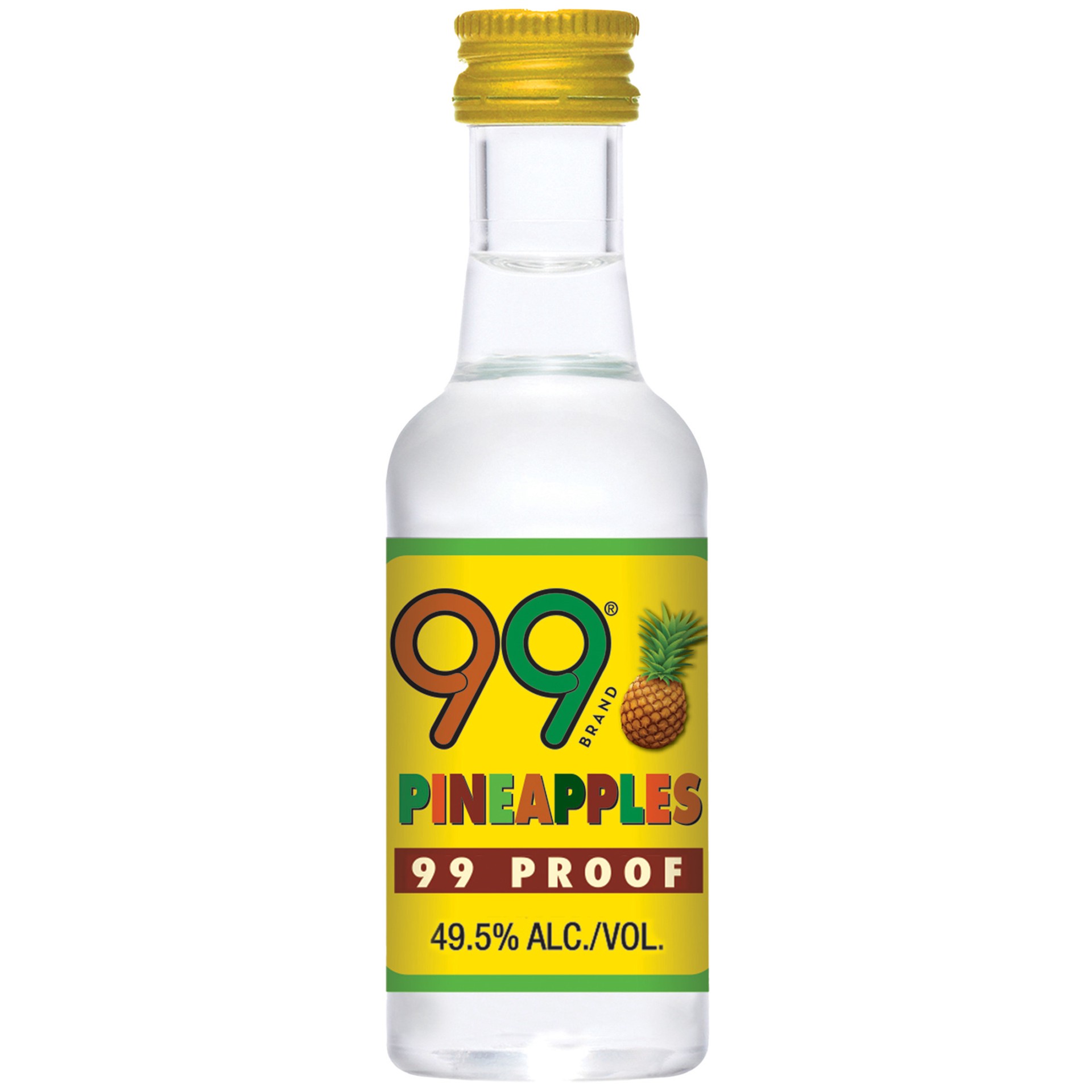 slide 1 of 5, 99 Brand Pineapple Liqueur, Liquor, 50 ml
