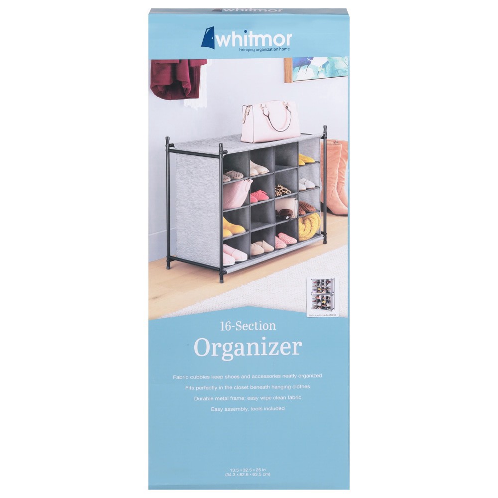 slide 1 of 1, Whitmor 16-Section Organizer, 1 ct