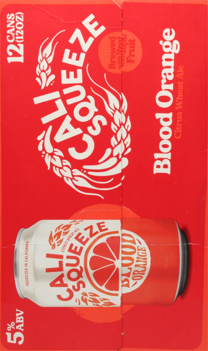 slide 4 of 11, Cali Squeeze Blood Orange Beer 12 - 12 oz Cans, 12 ct