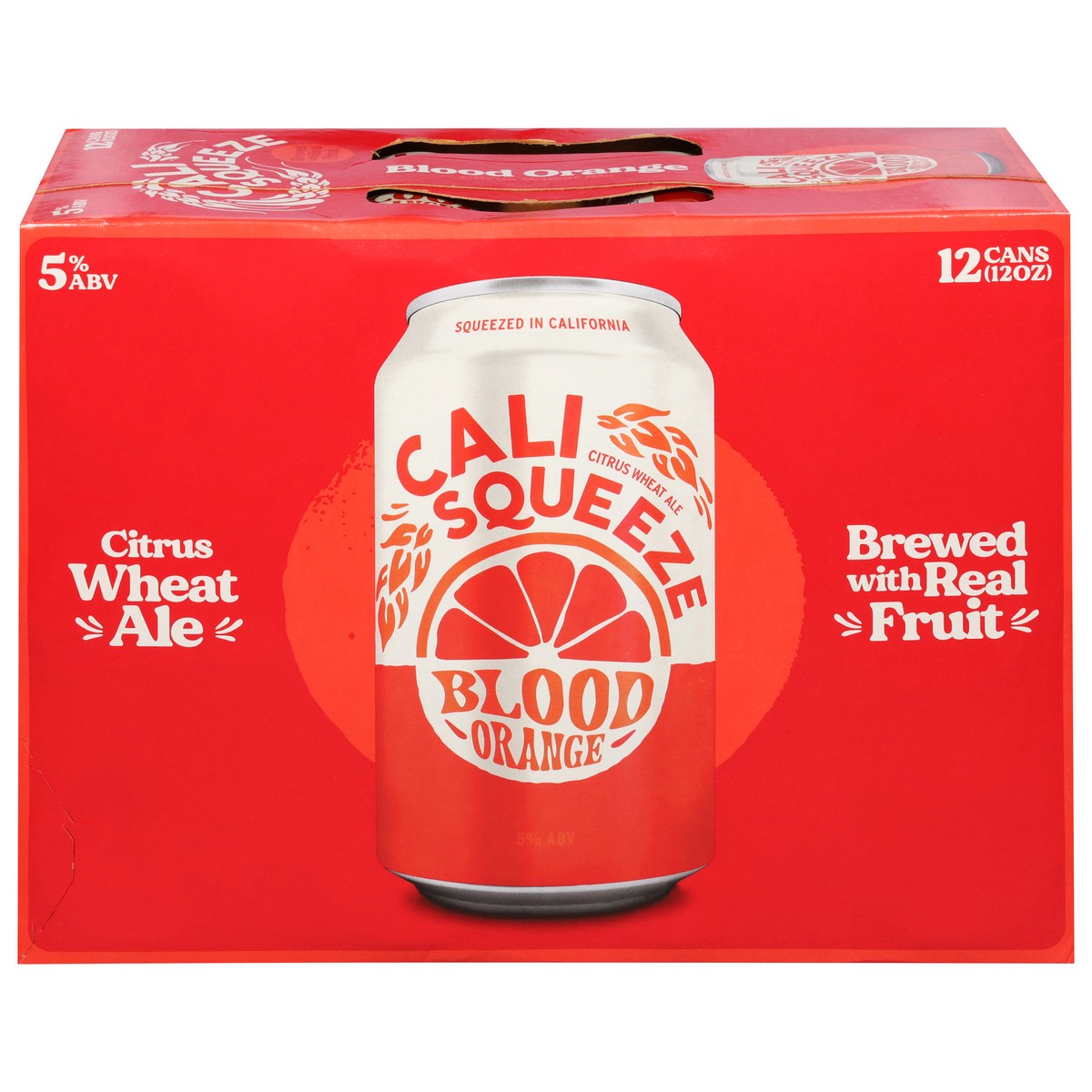 slide 7 of 11, Cali Squeeze Blood Orange Beer 12 - 12 oz Cans, 12 ct