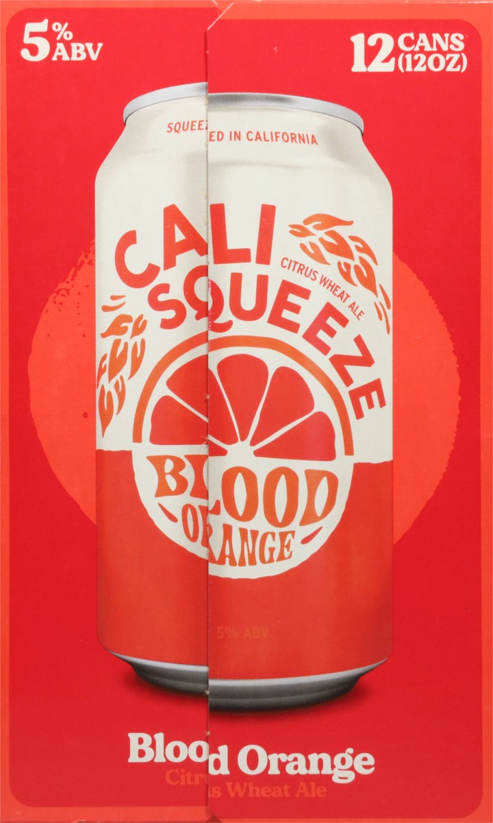 slide 11 of 11, Cali Squeeze Blood Orange Beer 12 - 12 oz Cans, 12 ct