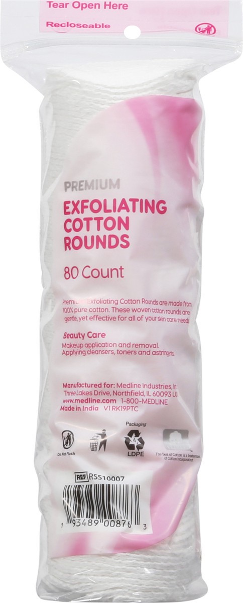 slide 8 of 13, Simply Soft Premium Exfoliating Cotton Rounds 80 ea, 80 ct