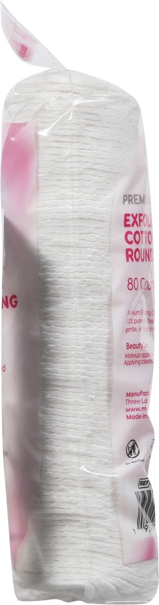 slide 10 of 13, Simply Soft Premium Exfoliating Cotton Rounds 80 ea, 80 ct