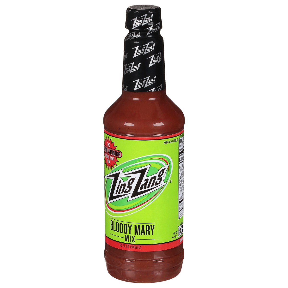 slide 2 of 9, Zing Zang Bloody Mary Mix, Non-Alcoholic Cocktail Mixer, 32 Fl Oz Bottle, 32 oz