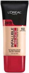 L'Oréal Infallible Pro-Matte Foundation Normal/Oily Skin - 102 Shell Beige - 1 fl oz
