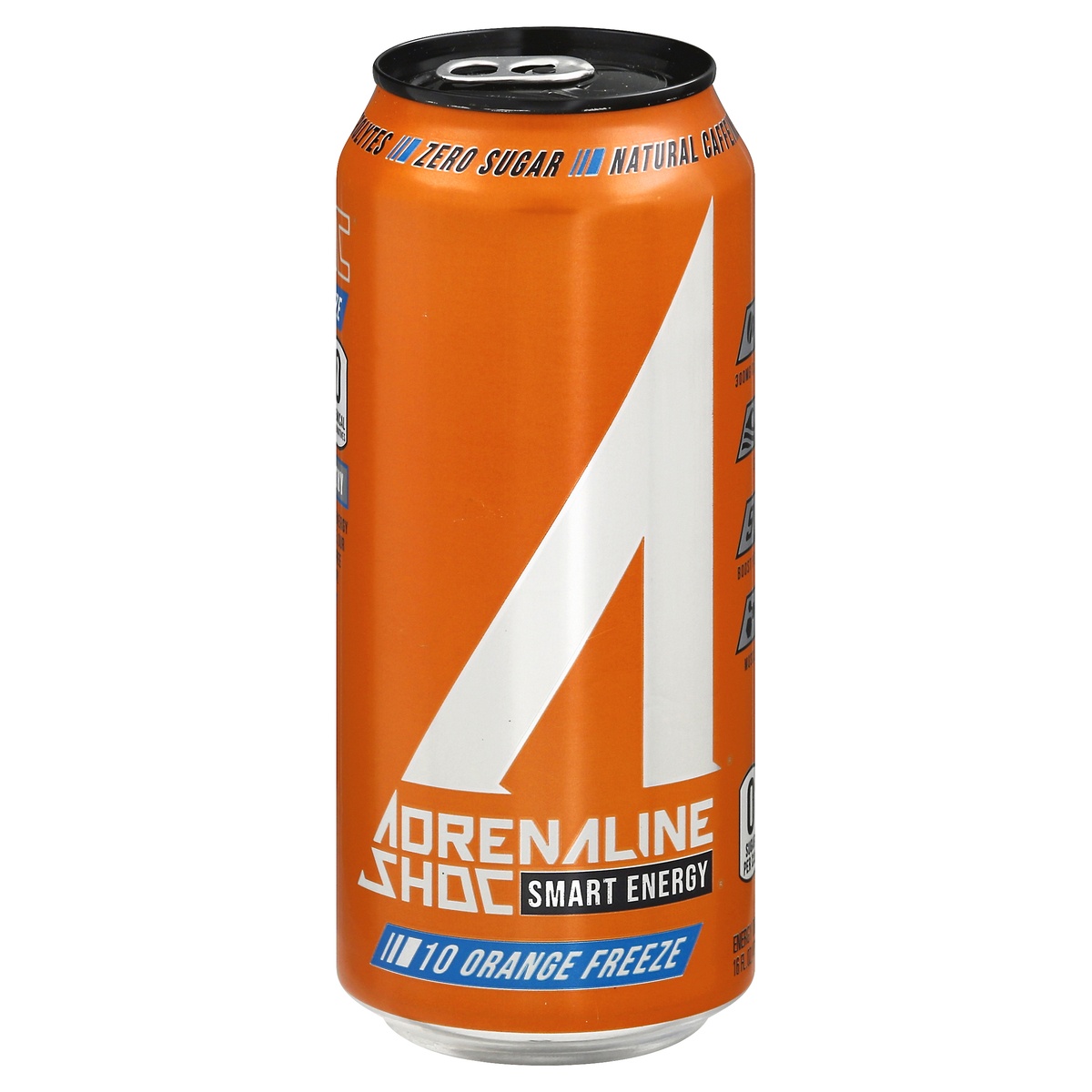 slide 1 of 1, Adrenaline Shoc Orange Freeze Energy Drink, 16 oz