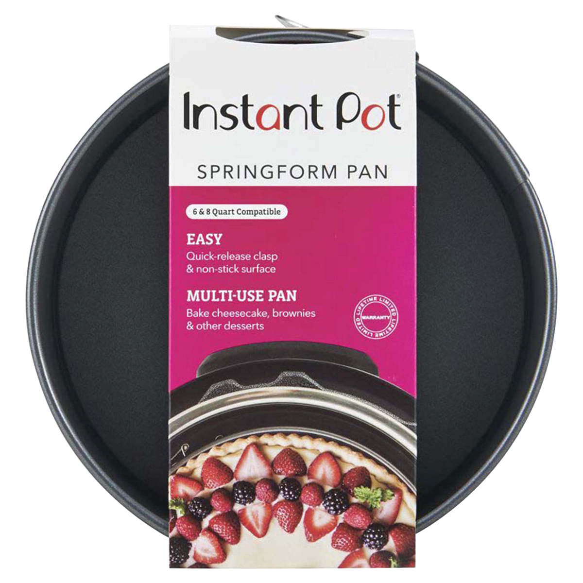 Instant Pot 7.5IN Nonstick Springform Pan Gray 7.5 in