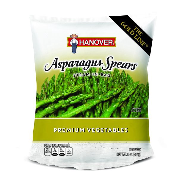 slide 1 of 1, Hanover Petite Asparagus Spears, 8 oz