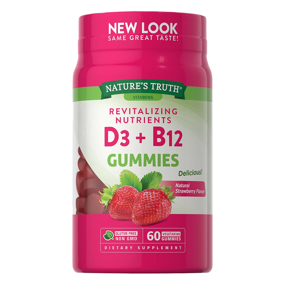 Nature's Truth Vitamin D3 and B12 Gummies 60ct 60 ct Shipt