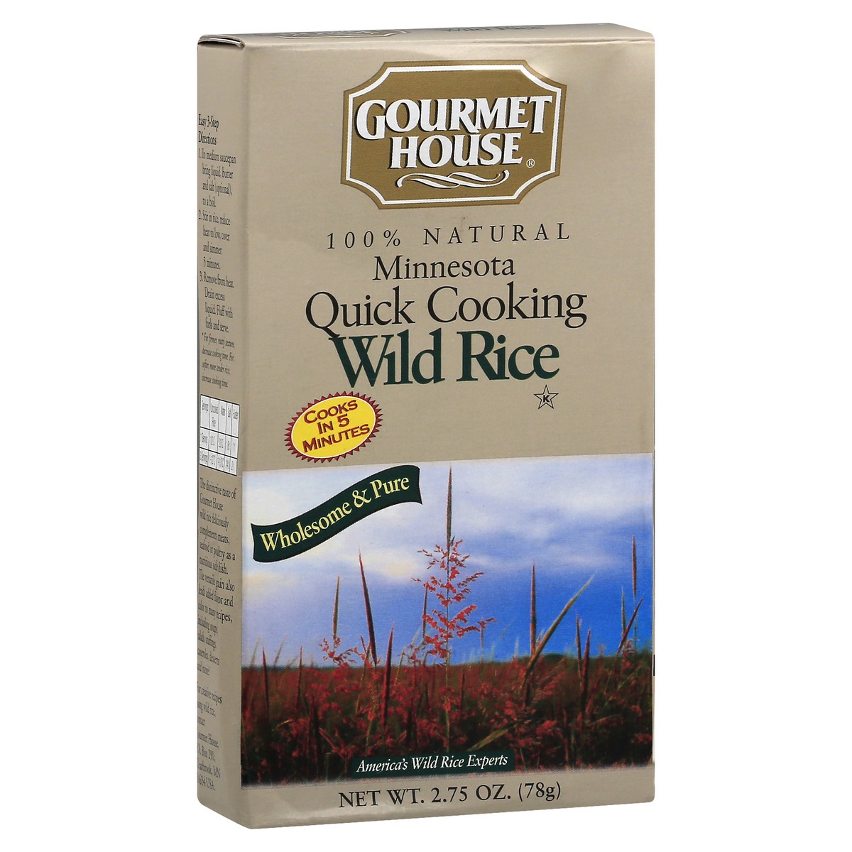 slide 9 of 13, Gourmet House Wild Rice 2.75 oz, 2.75 oz