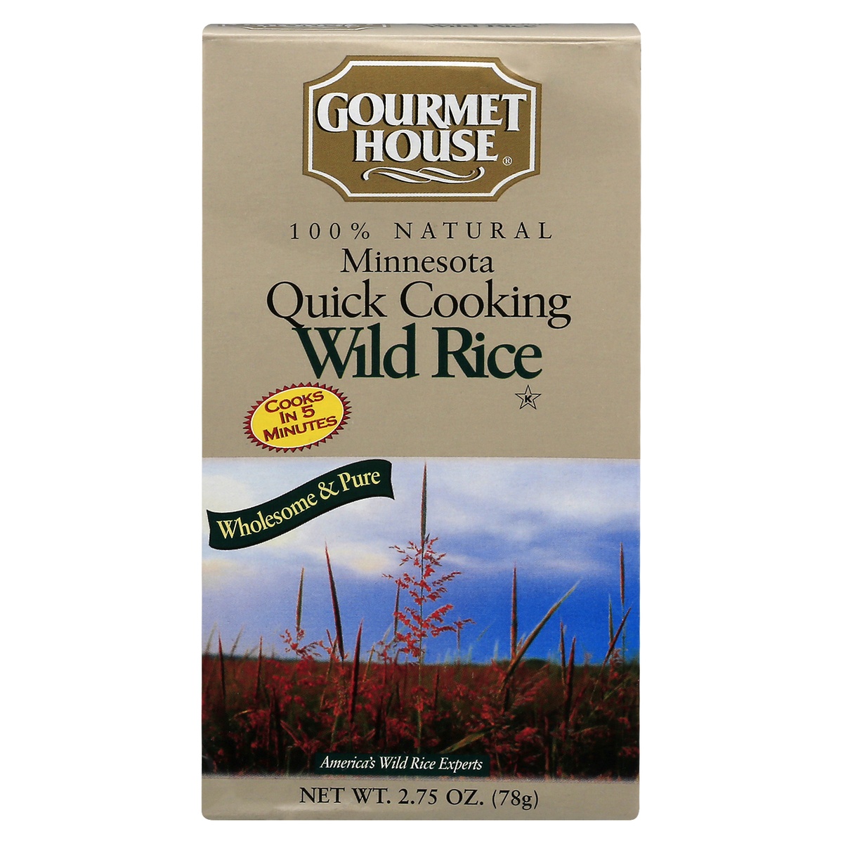 slide 1 of 13, Gourmet House Wild Rice 2.75 oz, 2.75 oz