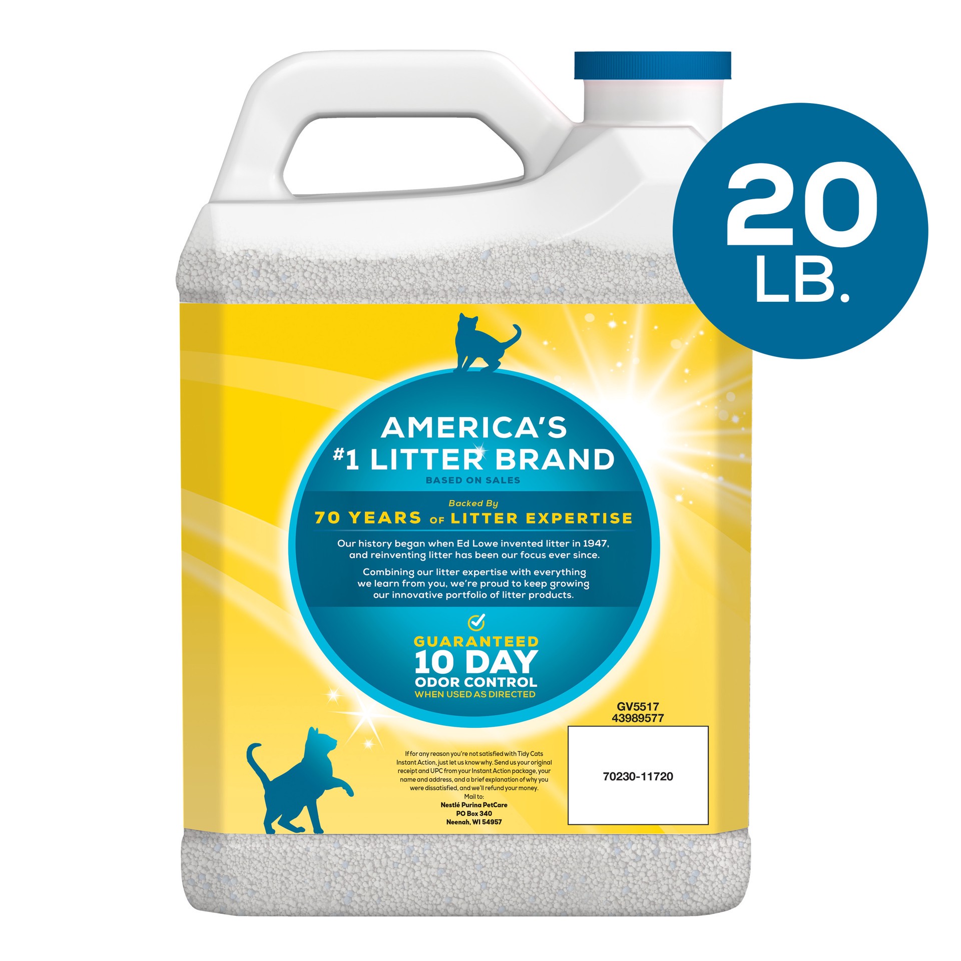 slide 6 of 8, Tidy Cats Purina Tidy Cats Clumping Instant Action Cat Litter - 20lbs, 20 lb