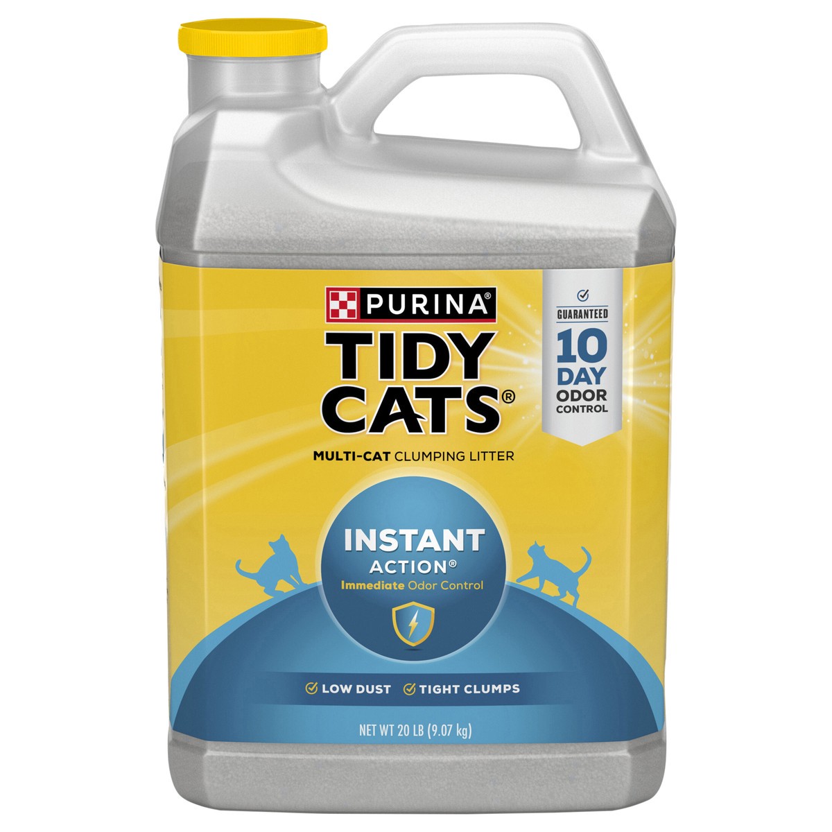 slide 1 of 8, Tidy Cats Purina Tidy Cats Clumping Cat Litter, Instant Action Multi Cat Litter - 20 lb. Jug, 20 lb