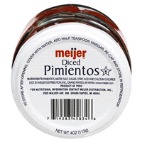 slide 4 of 5, Meijer Diced Pimientos, 4 oz