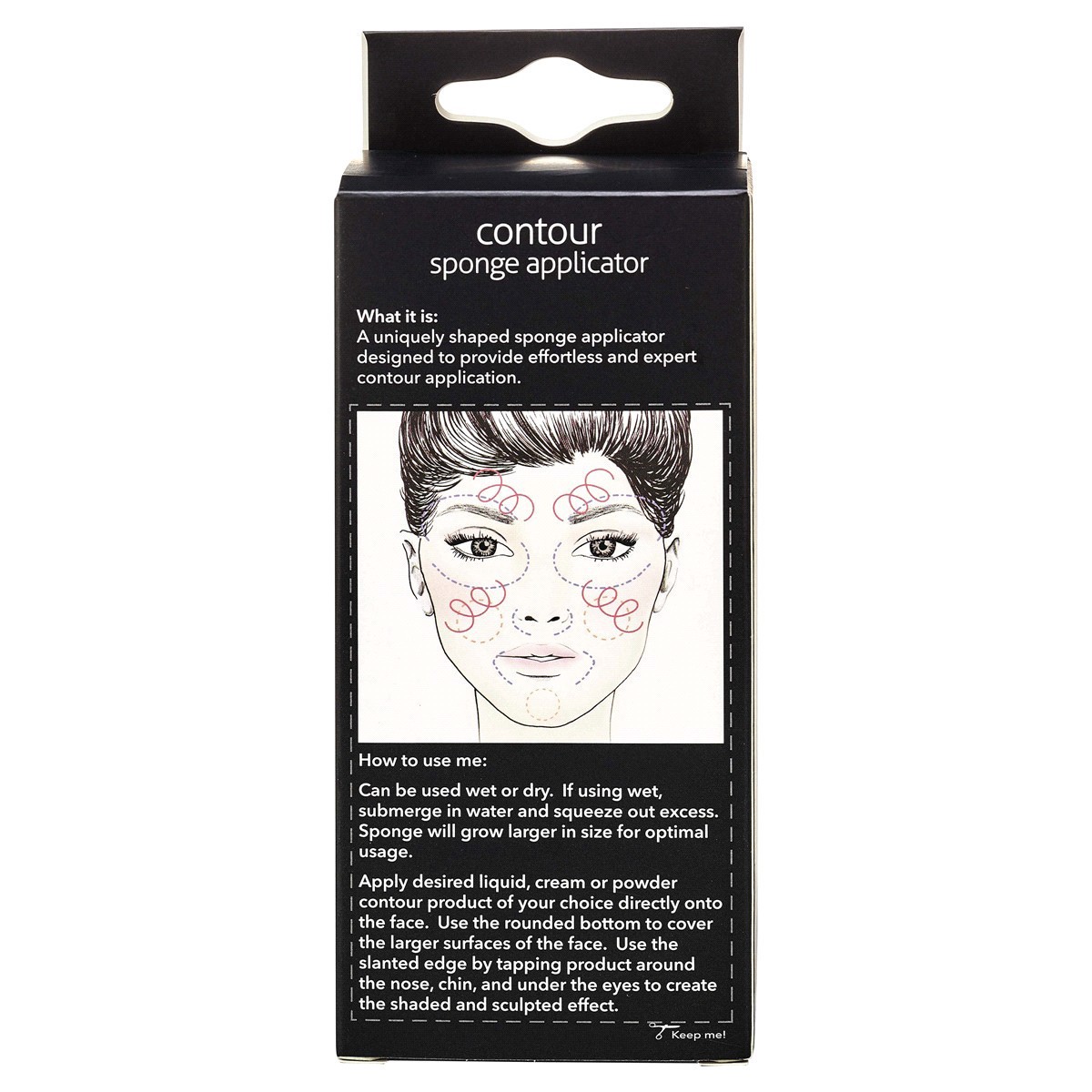 slide 3 of 5, Studio M Contour Sponge Applicator, 1 ct