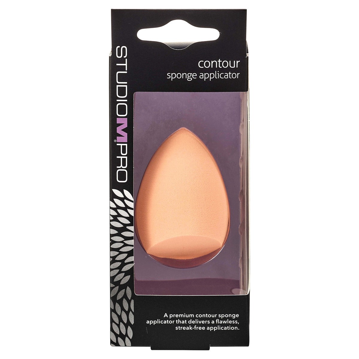 slide 1 of 5, Studio M Contour Sponge Applicator, 1 ct