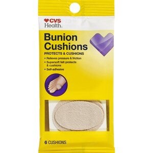 slide 1 of 1, CVS Health Bunion Cushions, 6 Ct, 6 ct