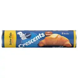 Pillsbury Crescent Rolls, Butter Flake Refrigerated Canned Pastry Dough, 8 Rolls, 8 oz