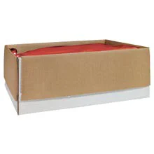 Hoffmaster Apple Red Plastic Table Skirt