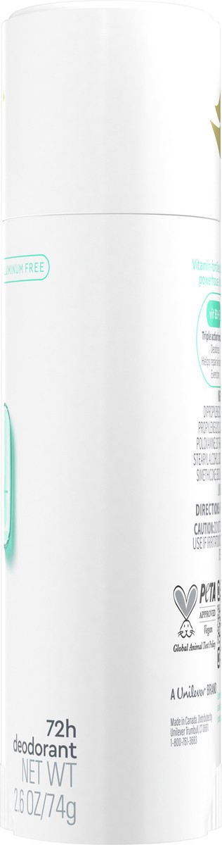 slide 4 of 13, Dove Vitamin Care+ Coconut Water & Aloe Deodorant 2.6 oz, 2.6 oz