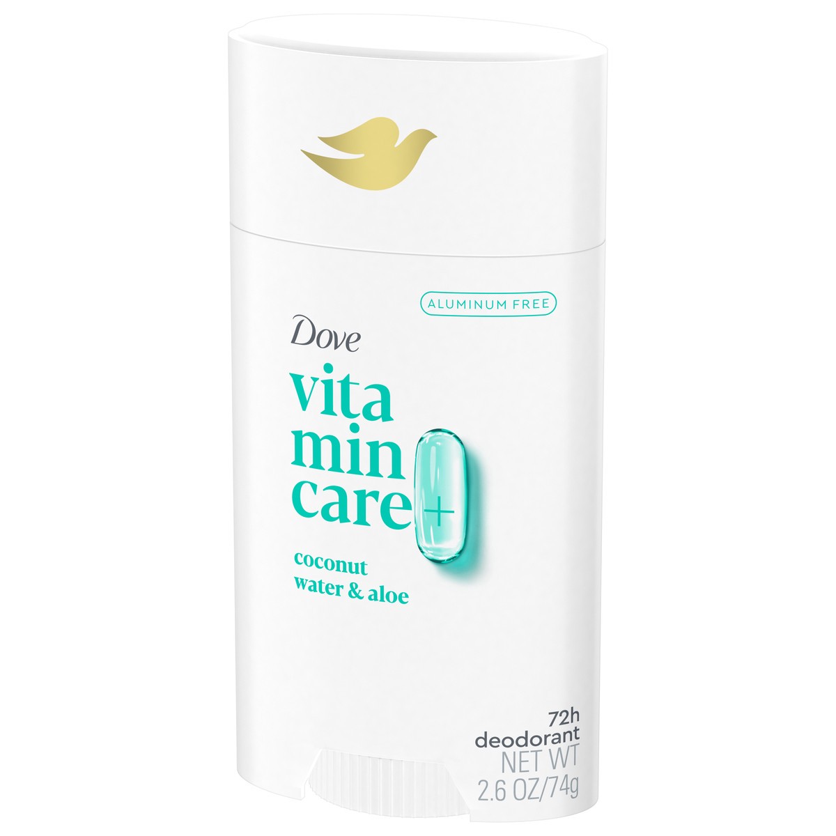 slide 6 of 13, Dove Vitamin Care+ Coconut Water & Aloe Deodorant 2.6 oz, 2.6 oz