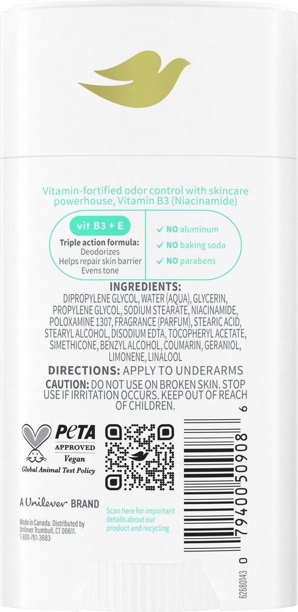 slide 2 of 13, Dove Vitamin Care+ Coconut Water & Aloe Deodorant 2.6 oz, 2.6 oz