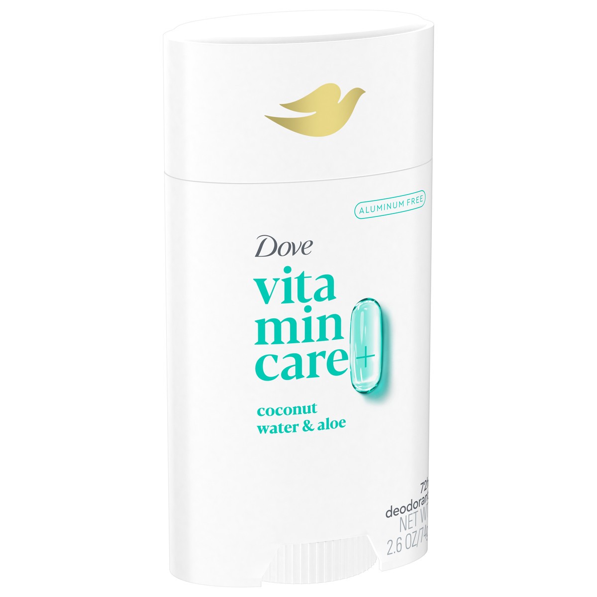 slide 10 of 13, Dove Vitamin Care+ Coconut Water & Aloe Deodorant 2.6 oz, 2.6 oz